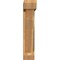 Ekena Millwork Traditional Slat Rough Sawn Bracket w/ Offset Brace, Western Red Cedar, 6"W x 26"D x 30"H BKT0604X26X30TRA06RWR - alternate 2